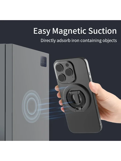 WSSHE Двусторонний Магнитный Держатель Для Телефона MagSafe, Порта, черный, фото 4