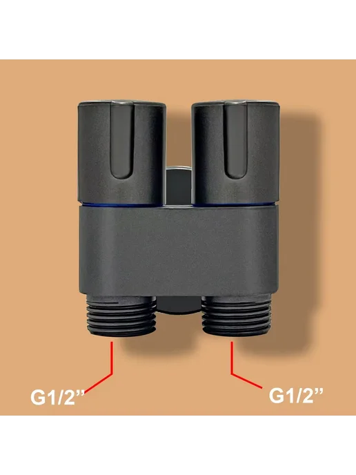 Нет бренда Набор для биде Gun gray B 4 in 1, серый, фото 4