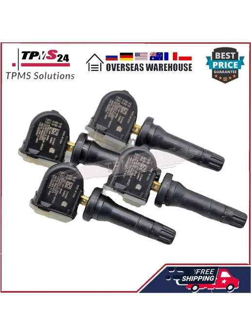 GANGLE Комплект Из 4 Датчиков TPMS F2GT-1A180-AB Для Системы Контро, вариант