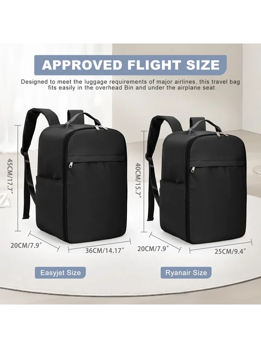 Fewchor Рюкзак Ryanair 40x20x25, сумка для кабины, дорожный рюкзак д, 40x20x25, фото 4