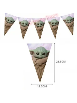 Hasbro Украшения Йода на день рождения, 1set pennants