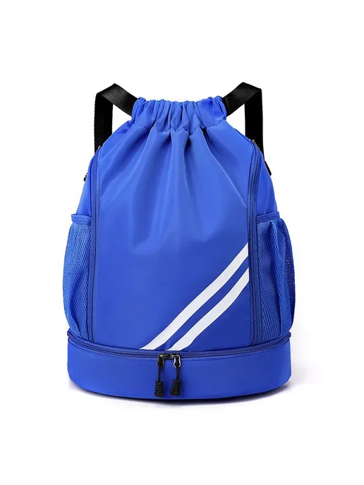 Нет бренда Спортивный рюкзак из нейлона DarkBlue, синий