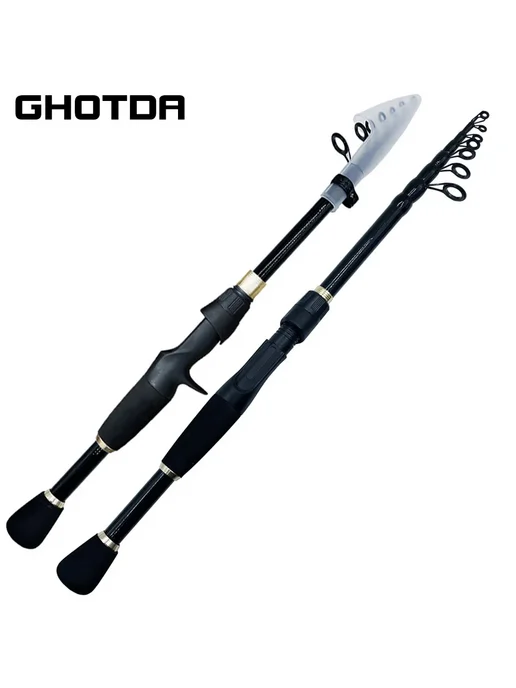 Ghotda карбоновые телескопические удочки 1,6-2,4 м Casting R, 2,4 м, фото 2