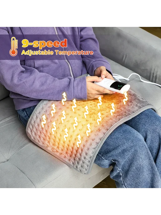 AFDEAL Электрический греющий коврик EU PLUG 220V, серый, фото 3
