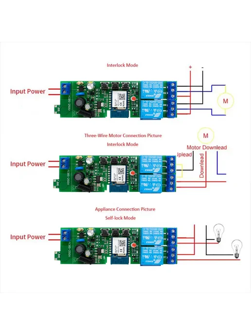 SMIKI CONTROL Умный Wi-Fi выключатель 2 канала AC 85-250V, вариант, фото 5