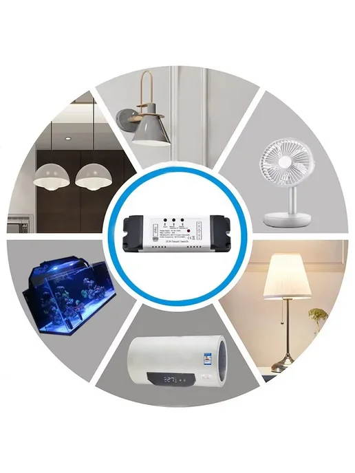 SMIKI CONTROL Умный Wi-Fi выключатель 2 канала AC 85-250V, вариант, фото 7