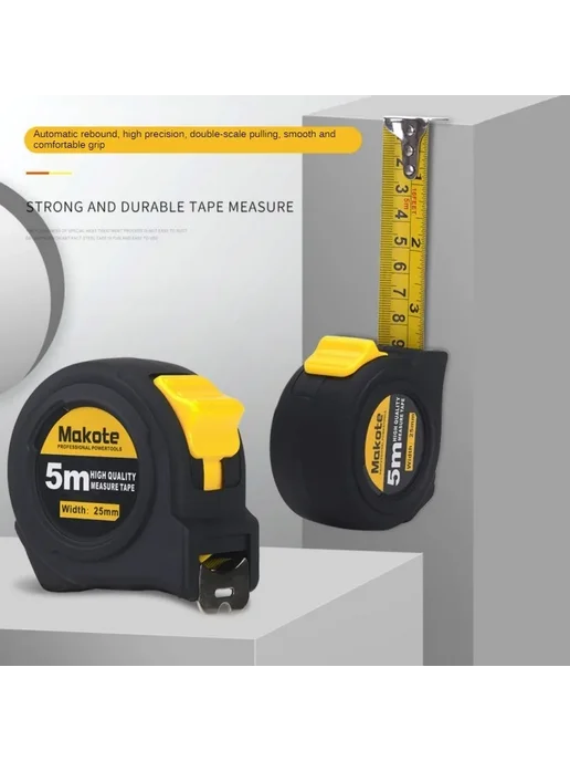 probon Рулетка пробон измерительная 10м MaKoTe10M25MM, 10 м, фото 5