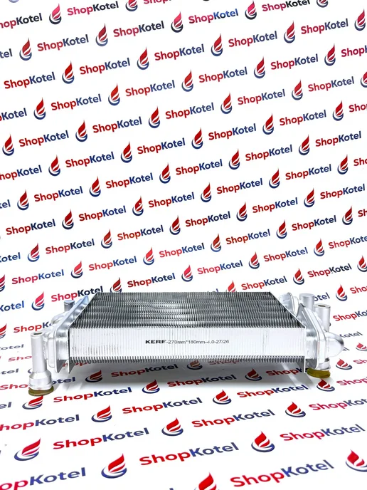 kerf Теплообменник битермический для котлов Baxi Main Four 270мм, вариант, фото 4