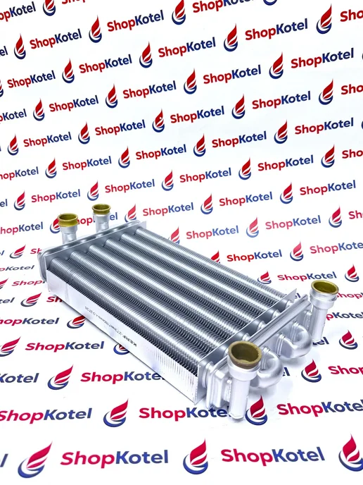 kerf Теплообменник битермический для котлов Baxi Main Four 270мм, вариант, фото 6