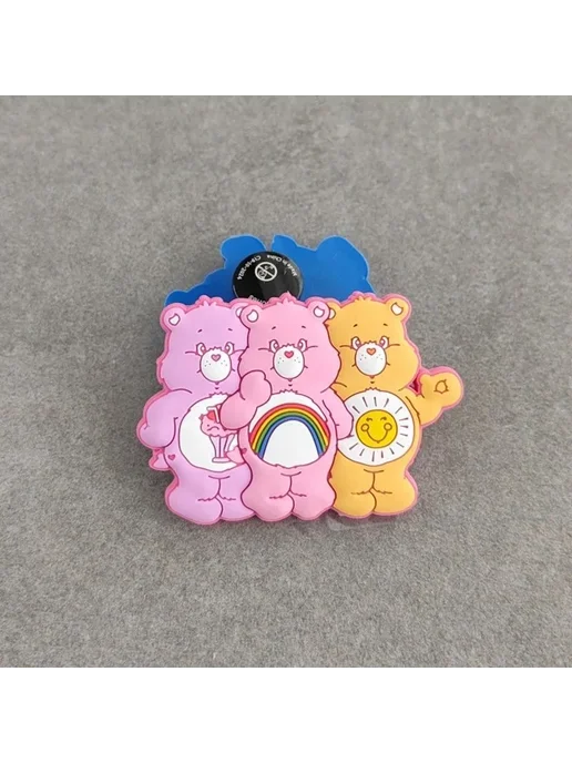 Набор украшений для обуви Care Bears, милые мультяшные медве, розовый