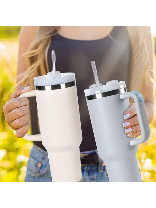 Нет бренда Пластиковые трубочки для питья 9 мм, набор со щеткой 2Straws, вариант, фото 3