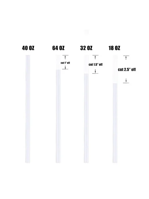 Нет бренда Пластиковые трубочки для питья 9 мм, набор со щеткой 2Straws, вариант, фото 5