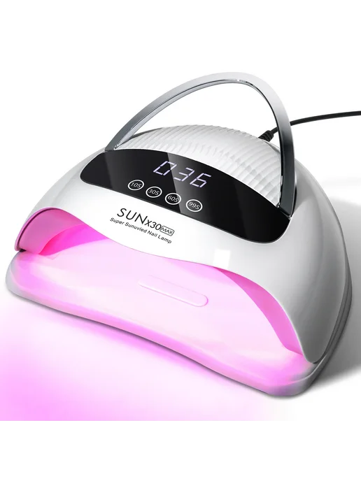 LIMEGIRL SUN X30 MAX сушилка для ногтей 90 LED белый EU, белый, фото 2