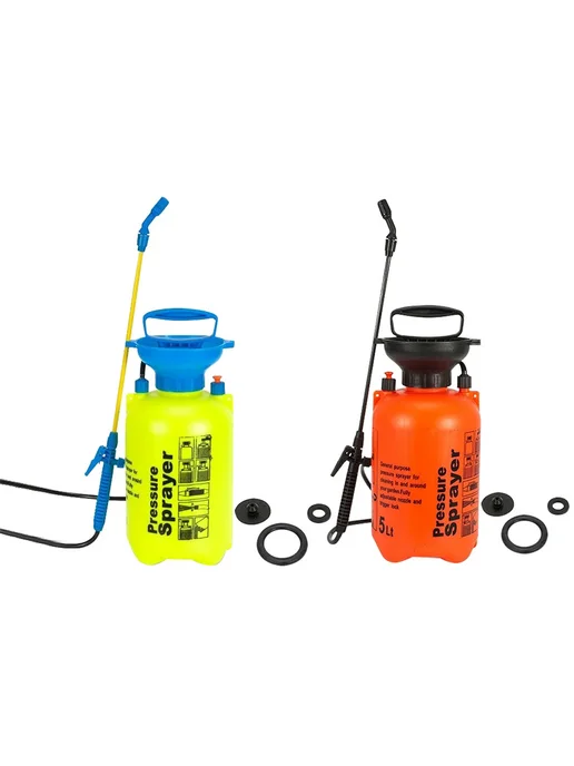 Нет бренда Пластиковый ручной опрыскиватель 2л 3л 5л 3L Orange, 2 л, 3 л, фото 7