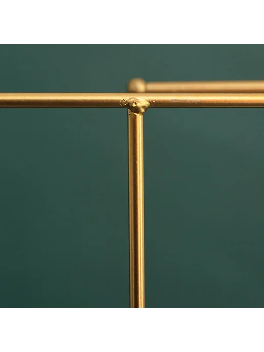 Нет бренда Золотая металлическая подставка для украшений Gold white, белый, фото 4