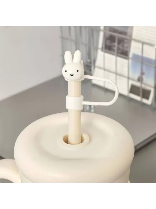 Miffy Kawaii Топпер для трубочки Белый, White, белый