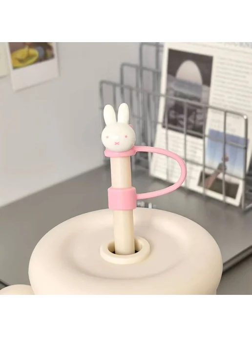 Miffy Kawaii Топпер для трубочки Белый, White, белый, фото 5
