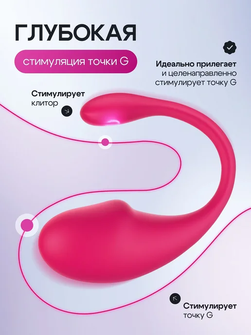 HSeaxX Вибратор с дистанционным управлением виброяйцо, розовый, фото 2