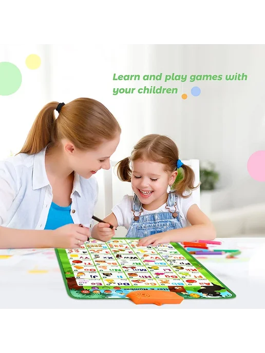 QWZ Электронная интерактивная таблица ABC для детей 2-5 лет Кори, вариант, фото 5