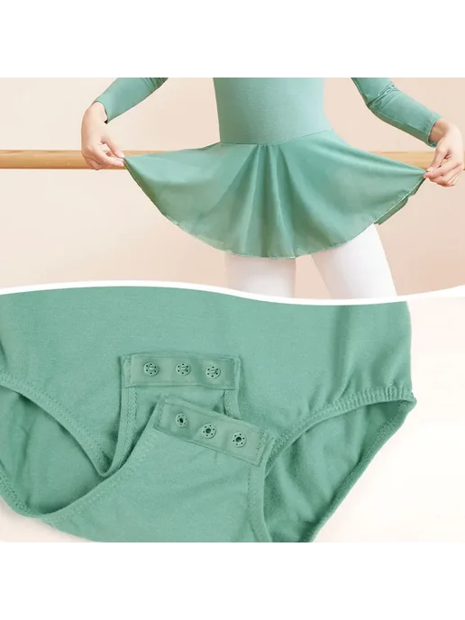 DayDance Девочки Балетное Трико Хлопковое, розовый, фото 7