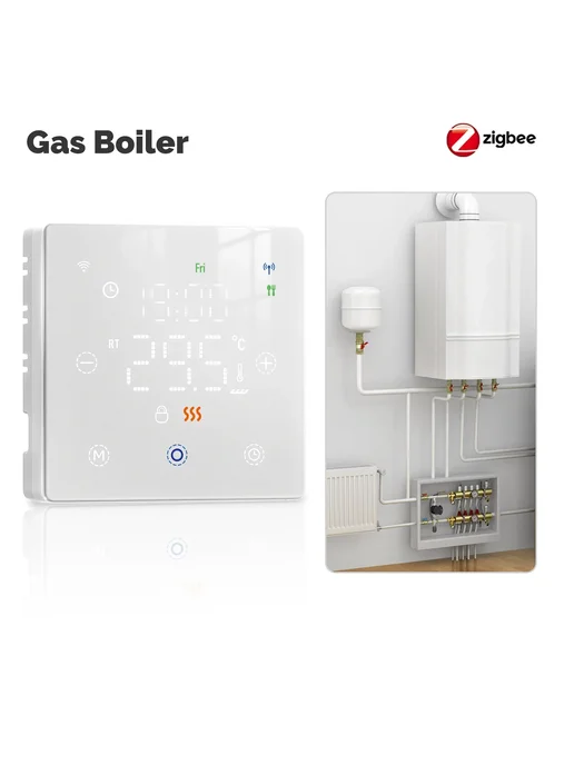 MOES Tuya ZigBee умный термостат на батарейках для газового, вариант