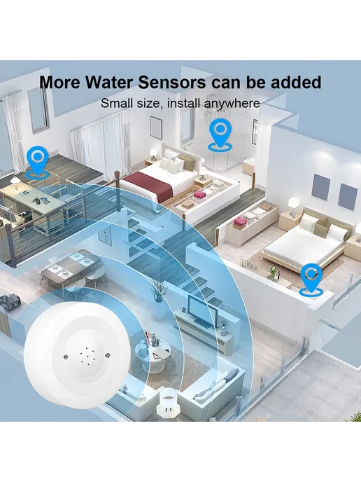 Датчик протечки воды ONENUO WiFi, вариант, фото 6
