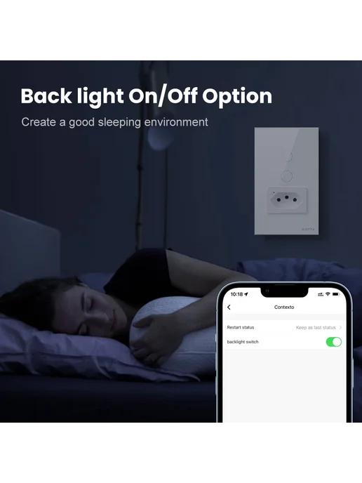 AVATTO Tuya WiFi Smart Light Switch with Socket 16A, вариант, фото 7