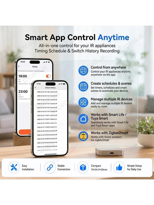 Zigbee Универсальный инфракрасный пульт дистанционн, вариант, фото 5