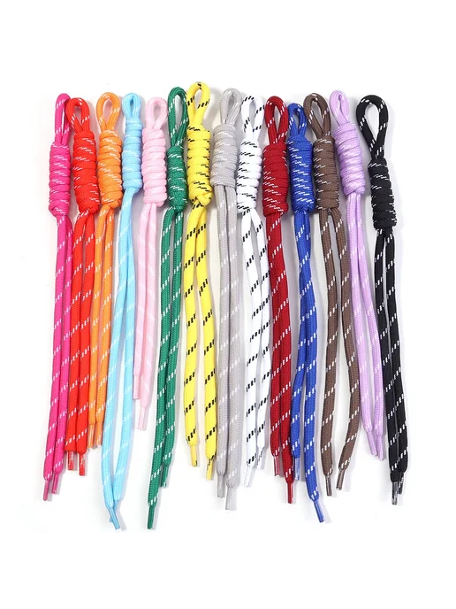 louleur Брелоки 5 шт, плетеные, нейлон, разноцветные Красны, 5 шт