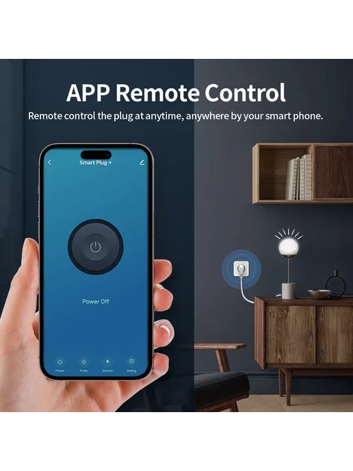TNCE Умная розетка WiFi Zigbee3.0 16 20А с мониторингом Zigb, белый, фото 4