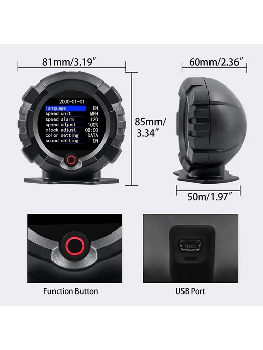 (T S B I) X95 Автомобильный GPS-Измеритель Уклона Цифровой, вариант, фото 7