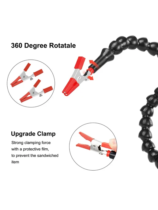 Toolour Паяльная станция SN5R 3 4 5 гибких рук SN5R, TO-SN3SB, фото 3