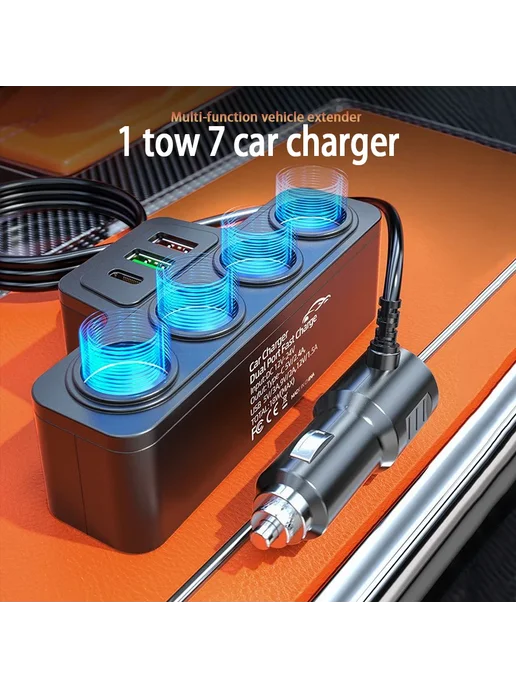 Baideluo Многофункциональное Автомобильное Зарядное Устройство USB Ty, вариант, фото 2