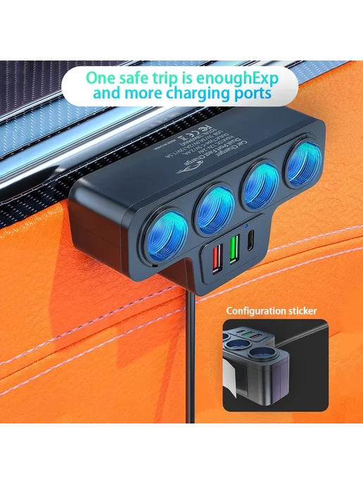 Baideluo Многофункциональное Автомобильное Зарядное Устройство USB Ty, вариант, фото 6