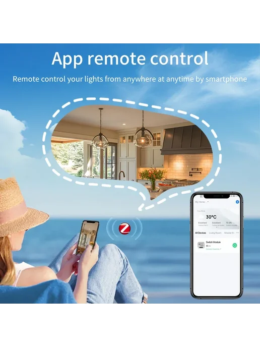 GGBEE Умный выключатель света Tuya Zigbee 3.0 1 2 3-канальны, вариант, фото 4
