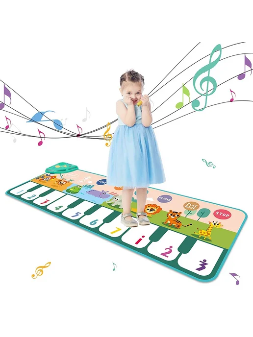 Coolplay Музыкальный коврик-клавиатура для детей I 80x30cm, I, фото 2