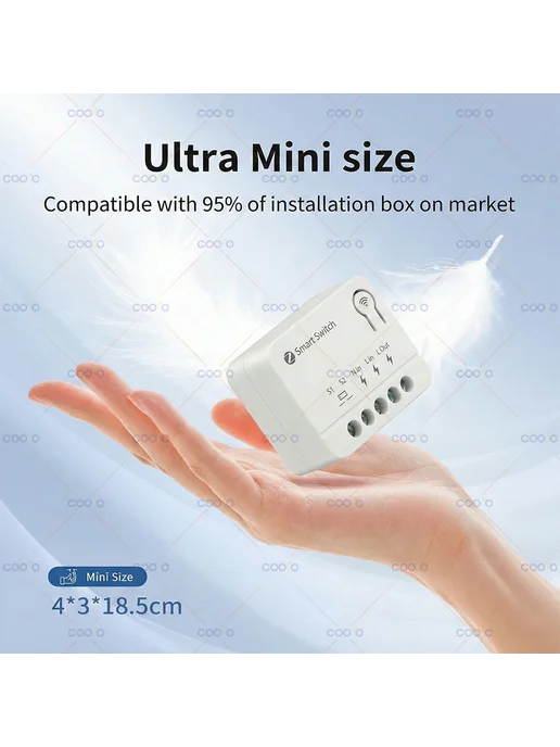 coolo Реле Tuya ZigBee 10А 16А для умного дома 1 2 3 канала 2CH 10, вариант, фото 4