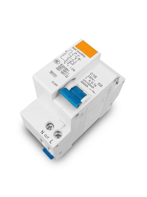 Нет бренда Автоматический выключатель RCBO 230В 1P+N TPNL 25A, 32A, фото 4
