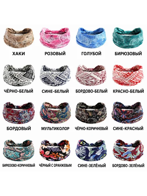 Повязка на голову спортивная для йоги и фитнеса, розовый, фото 2