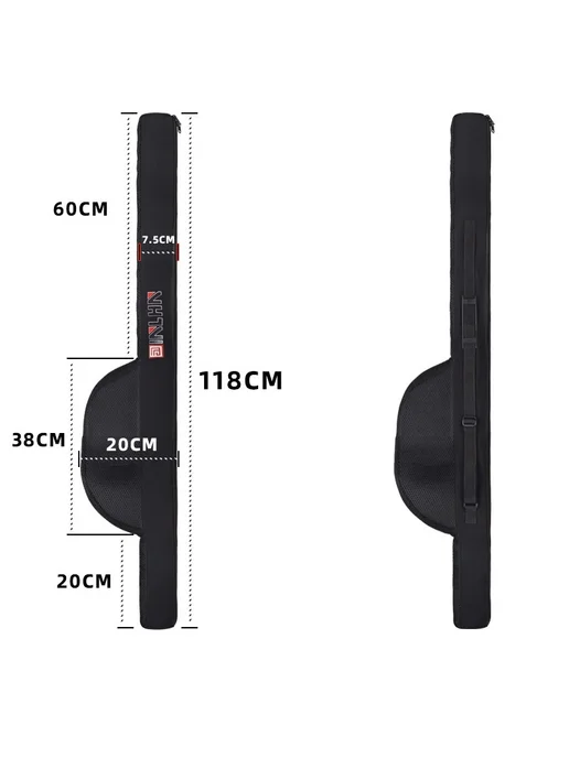 HTMCK Сумка для удочек 128CM, черный, фото 7