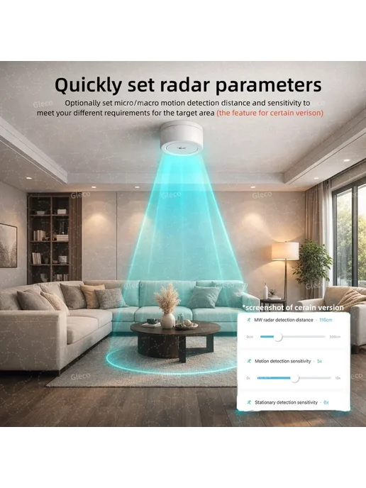 coolo Датчик присутствия человека Zigbee Multi sensor (TYPE8, вариант, фото 7