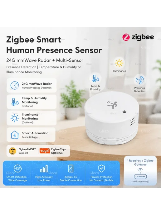 coolo Датчик присутствия Zigbee Only Motion(TYPE2), вариант, фото 2
