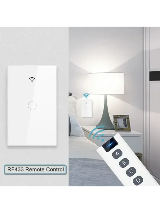 GGBEE Умный Wi-Fi Выключатель Света Tuya 1 2 3 4 Gang 110V 2, вариант, фото 3