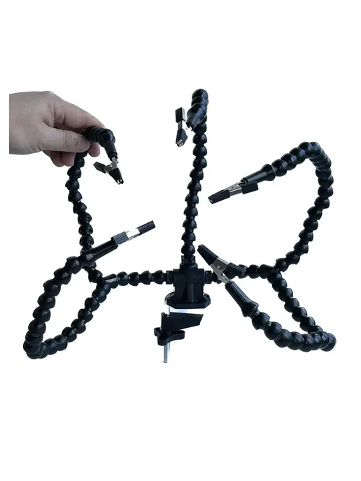 Нет бренда Держатель для пайки Third Hand 5 Arms Black, черный