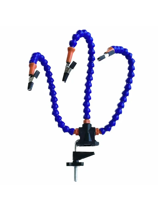 Нет бренда Держатель для пайки Third Hand 3 Arms Blue, синий