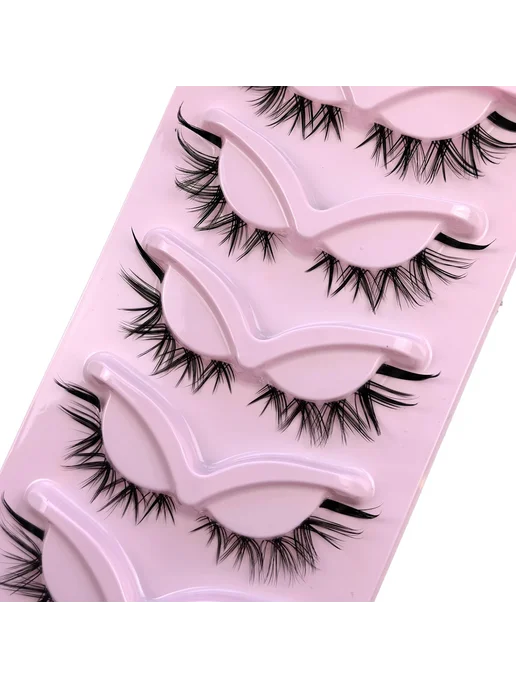 hbzgtlad Накладные ресницы Cat Eye 5pairsHS-20, вариант