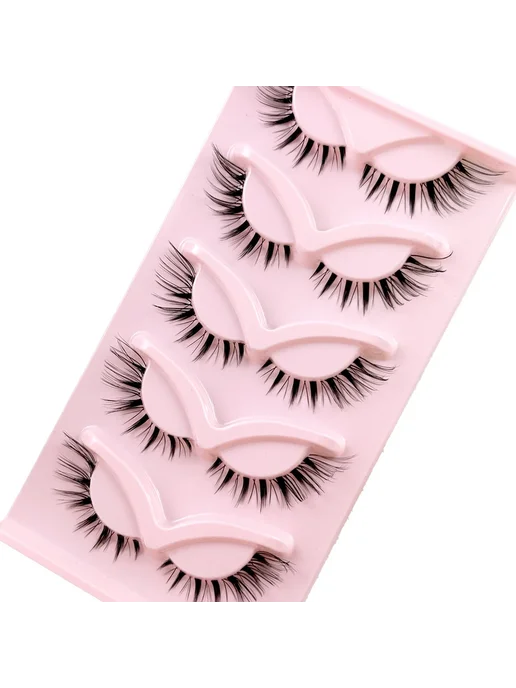 hbzgtlad Накладные ресницы Cat Eye 5pairsDDT-363, вариант