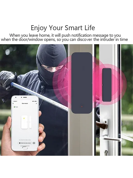 WMUN Умный датчик открытия двери окна Zigbee Zigbee Version, вариант, фото 5