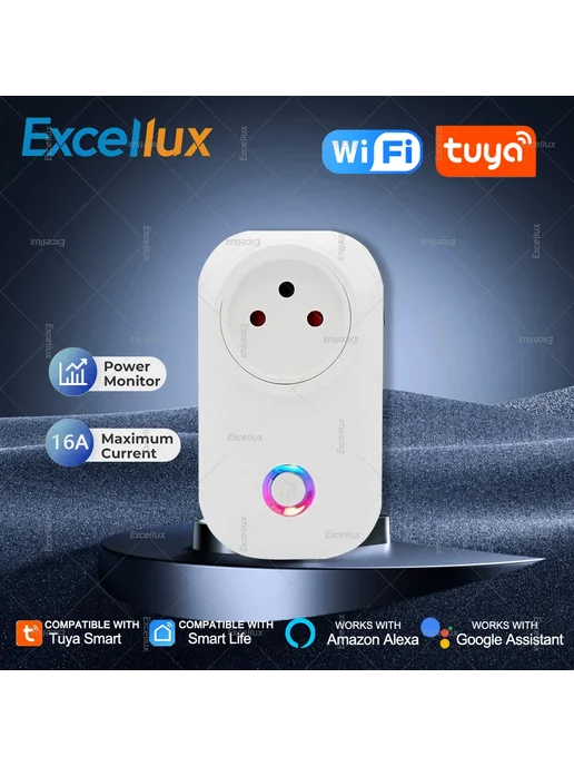 Нет бренда Умная Wi-Fi розетка Tuya 16А, Нет бренда, фото 2
