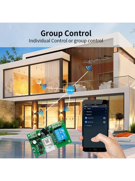 Scimagic-RC Zigbee Модуль-выключатель света 12 24В 1 2 4 кан, вариант, фото 5